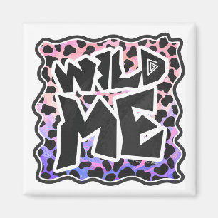 Dalmatiner Black and Pink Wild Me Magnet