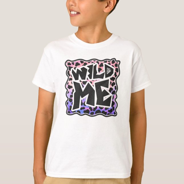 Dalmatiner Black and Pink Wild Me T-Shirt (Vorderseite)
