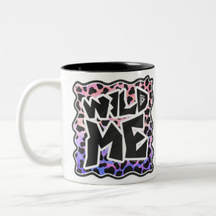 Dalmatiner Black and Pink Wild Me Zweifarbige Tasse