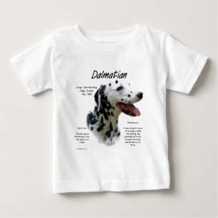 Dalmatiner (blk) Historie Design Baby T-shirt