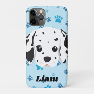 Dalmatiner Blue Paw Print Personalisiert Case-Mate iPhone Hülle