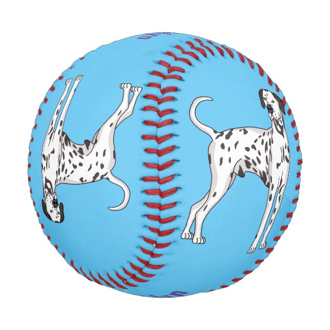 Dalmatiner Cartoon Baseball (Schrägansicht)