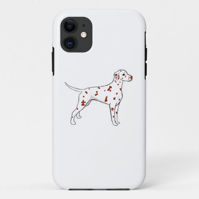 Dalmatiner Case-Mate iPhone Hülle (Rückseite)
