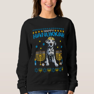 Dalmatiner Chanukah Juwish Ugly Hanukkah Sweater P Sweatshirt