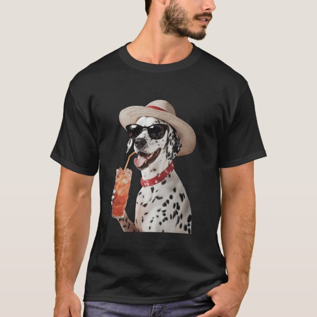 Dalmatiner-Cocktail T-Shirt (Vorderseite)