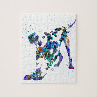 Dalmatiner, Dalmatinerhund, Watercolor Dalmatiner Puzzle
