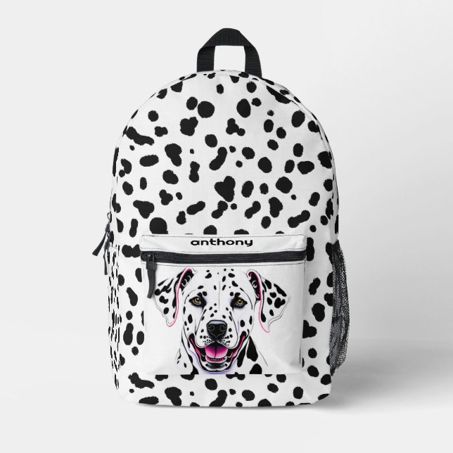Dalmatiner Dog Bedruckter Rucksack (Vorderseite)