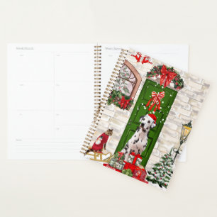 Dalmatiner Dog Christmas Planer