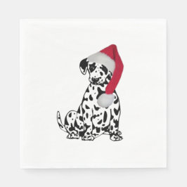 Dalmatiner Dog Christmas Serviette