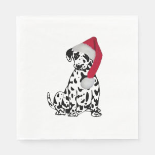 Dalmatiner Dog Christmas Serviette