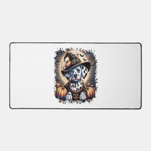 Dalmatiner Dog Halloween Schreibtischunterlage (Vorderseite)