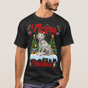 Dalmatiner Dog Lights Weihnachtsbaum Dalmatiner Ch T-Shirt