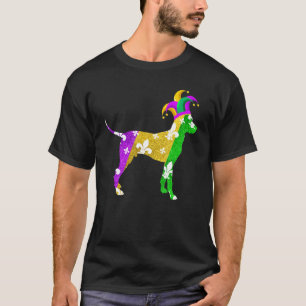Dalmatiner Dog Mardi Gras Carnivals Funny Puppy Lo T-Shirt