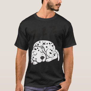 Dalmatiner Dog Pajama Funny Sleeping Dalmatiner Do T-Shirt