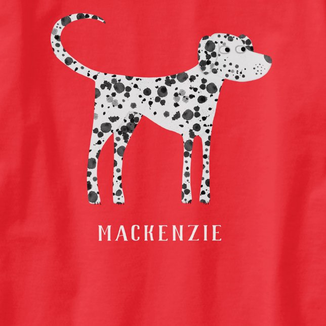 Dalmatiner Dog Personalisiert T-Shirt (Fun dalmatian dog personalized custom name t-shirt)