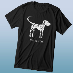 Dalmatiner Dog Personalisiert Tri-Blend Shirt