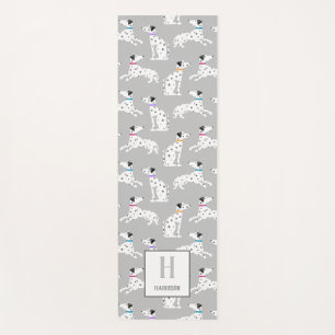 Dalmatiner Dog Polka Dot Animal Water color Yogamatte