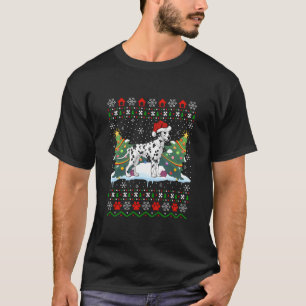 Dalmatiner Dog Xmas Geschenk hässlich Dalmatiner W T-Shirt