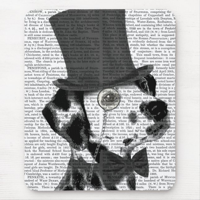 Dalmatiner, Festhund und Hut Mousepad (Vorne)