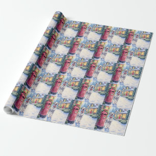 Dalmatiner Festtagsbriefkasten Weihnachtskunst Geschenkpapier
