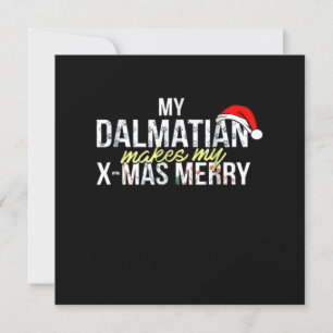 Dalmatiner-Geschenk Mein Dalmatiner macht mir Mass Einladung