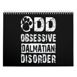 Dalmatiner-Geschenk Odd Obsessive Dalmatiner Kalender
