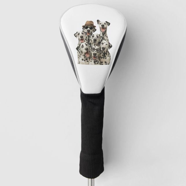 Dalmatiner Golf Headcover (Vorderseite)