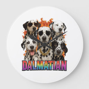 Dalmatiner Große Wanduhr