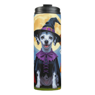 Dalmatiner Hogs Pumpkin Halloween Funny Thermosbecher