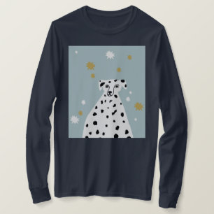 Dalmatiner Hund Abstrakt Illustration T-Shirt