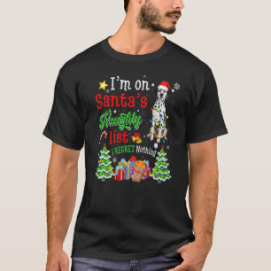 Dalmatiner Hund auf Weihnachtsfeiern T-Shirt