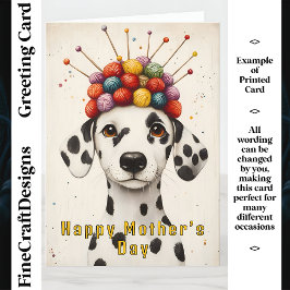 Dalmatiner-Hund, Garnelen-Hund CX8 - benutzerdefin Karte