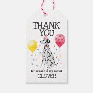 Dalmatiner Hund Geburtstag Vielen Dank für Ihr Gef Geschenkanhänger