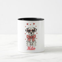 Dalmatiner-Hund-Kaffeetasse Valentinstag 2026