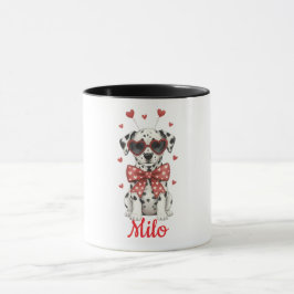 Dalmatiner-Hund-Kaffeetasse Valentinstag 2026 Tasse