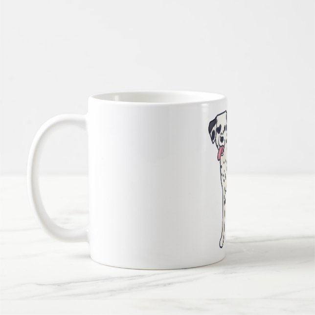 Dalmatiner Hund Magie Kaffeetasse (Links)