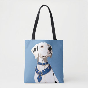Dalmatiner Hund mit blauem Collar