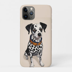 Dalmatiner Hund mit schwarzen Flecken und Kollar Case-Mate iPhone Hülle
