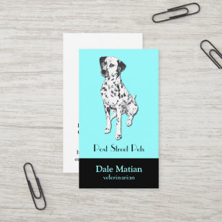Dalmatiner-Hund Visitenkarte