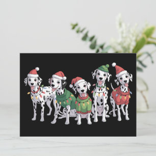 Dalmatiner-Hund-Weihnachtsliebhaber Xmas Hundemutt Feiertagskarte