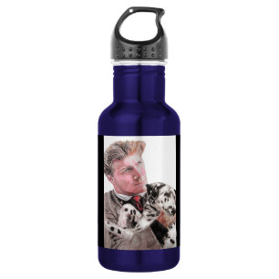 Dalmatiner Hunde Spotty Schwarz-weiß Edelstahlflasche