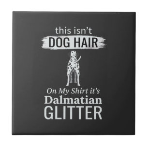 Dalmatiner-Hundehaar-Glitter Lustiges Haustier Fliese