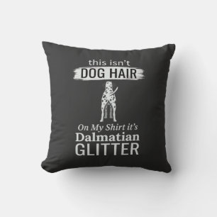 Dalmatiner Hundehaar Glitter Lustiges Haustier Kissen