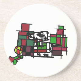 Dalmatiner im Winter Getränkeuntersetzer