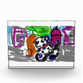 Dalmatiner in der Stadt Fotoblock