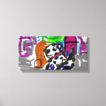 Dalmatiner in der Stadt