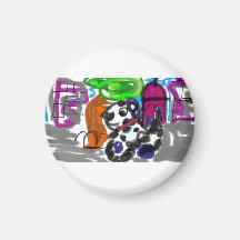 Dalmatiner in der Stadt