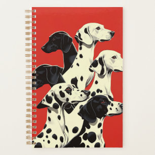 Dalmatiner in Formdruck Bold Dog Art Planer