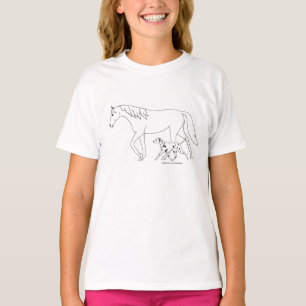 Dalmatiner Kids' Shirt: Dal & Horse T-Shirt