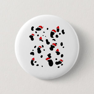 Dalmatiner Kostüm Dog Weihnachtskids Frauen Männer Button